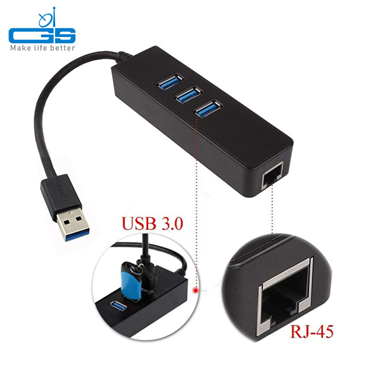 TYPE C to USB hub 3.0 + RJ45